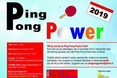 PingPongPower 2019 - Flyer voorkant versie 4